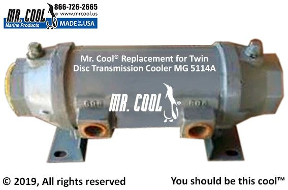 5114A Aftermarket Twin Disc Transmission Cooler | Sawley's Select Marine Parts