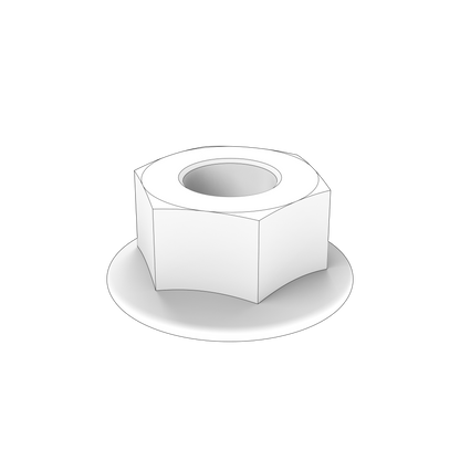 996472 Flange Nut | Genuine Volvo Penta Part - photo 2 of 2