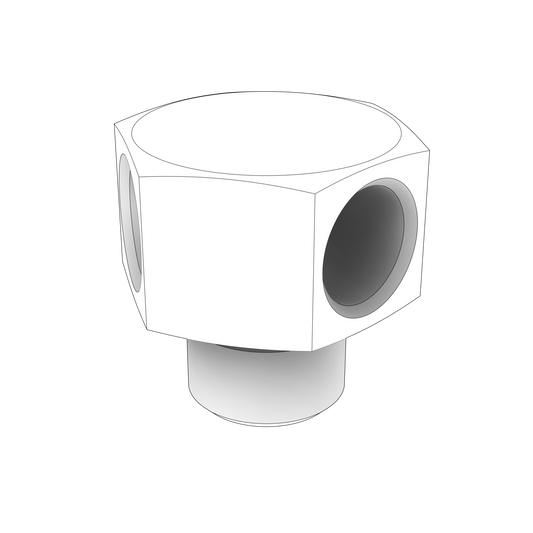 3837435 Elbow Nipple | Genuine Volvo Penta Part