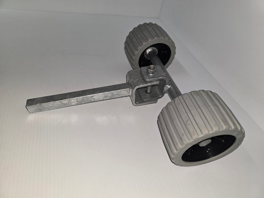 R2271K Mackay 3100 Dunbier ROLLA-MATIC Double 40mm Square Tube Leg | Marine Trailer Part