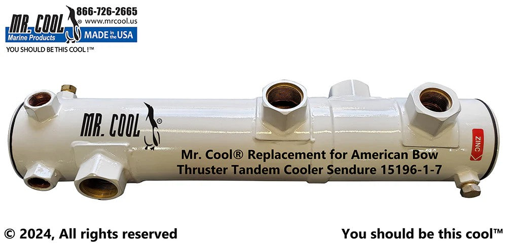 15196-1-7 Aftermarket American Bow Thruster Tandem Cooler | Sawley's Select Marine Parts