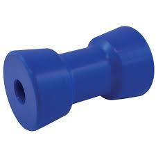 R2141 Mackay Hard Poly Roller 4.5" Blue | Marine Trailer Part