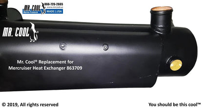 863709A02 Aftermarket Mercruiser 4.3L/5.0L/5.7L/6.2L Heat Exchanger | Sawley's Select Marine Parts