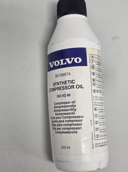 85108974 Synthetic Compressor Oil 250ml Lubricating Oil | Genuine Volvo Penta Part