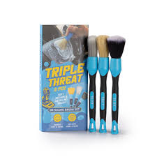 Triple Threat - 3pk Detail Brush Set | Genuine Salty Captain Product