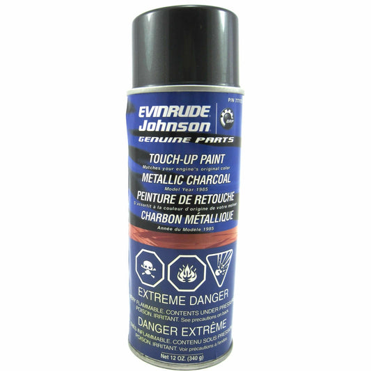 0777173 Evinrude Johnson Metallic Charcoal Spray Paint OMC Cobra 1985 & UP 395127 771228 | Genuine OEM BRP Outboard Part