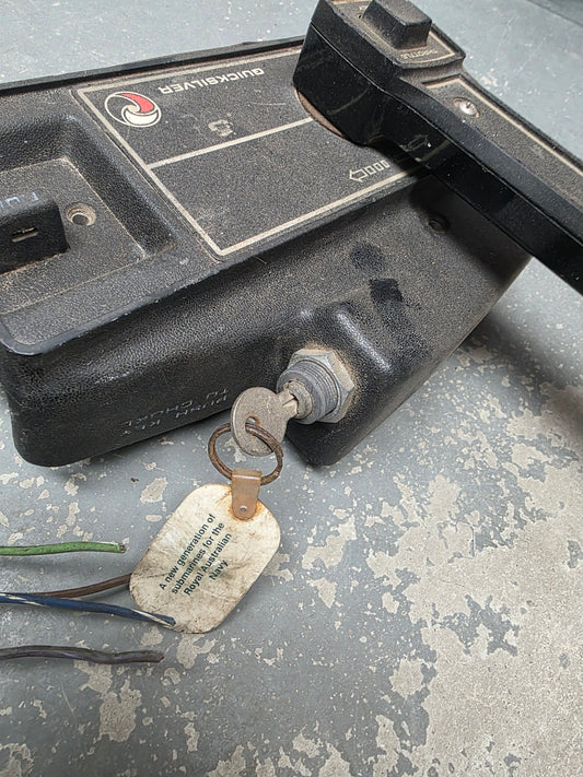 85892 Quicksilver Control Box - With Key & Loom With Trim | Genuine Used Part