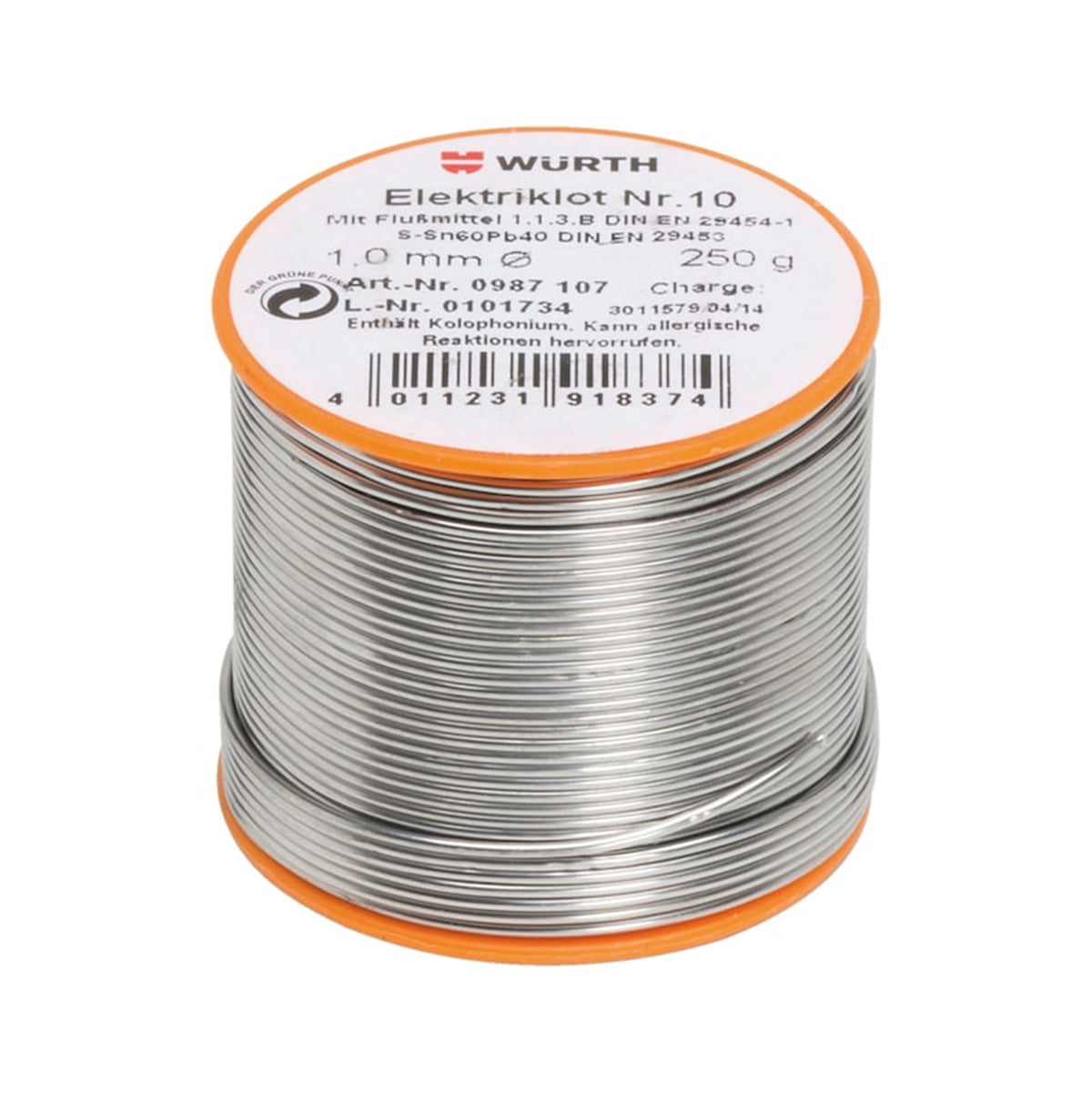 0987107 Electronic Solder No# 10 | Genuine Wurth Product