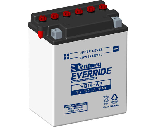 150183 Century EverRide YB14-A2 CONVENTIONAL 12V Battery