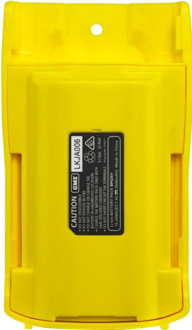 BP026Y 2600mAh Li-Ion Battery Pack - Suit TX6160XY | Genuine GME Electronics