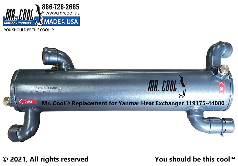119175-44080 Yanmar 4LHA -STZE(P) DTZE(P) HEAT EXCHANGER 119175-44080 Replacement