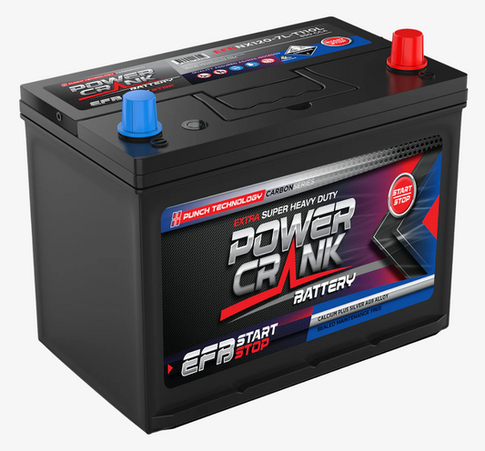 EFBNX120-7L-T110L Power Crank 850 CCA Battery | EFB Stop/Start Series