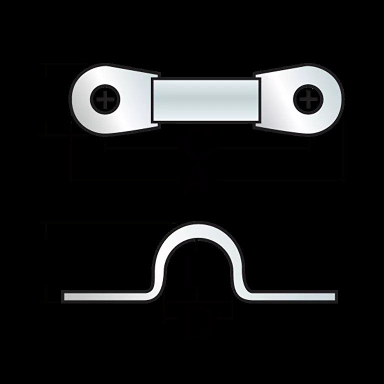 201NP 38mm Low-profile Standard Eyestrap | Marine Deck Hardware