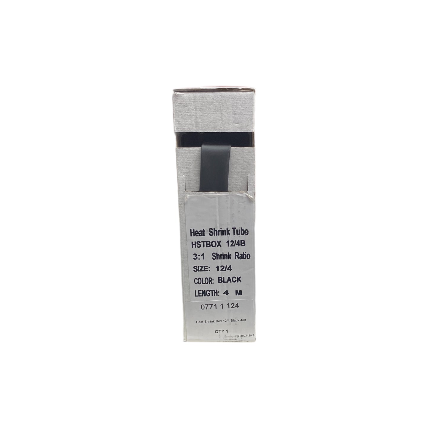 07711124 Heat shrink 12/4 black | Genuine Wurth Product