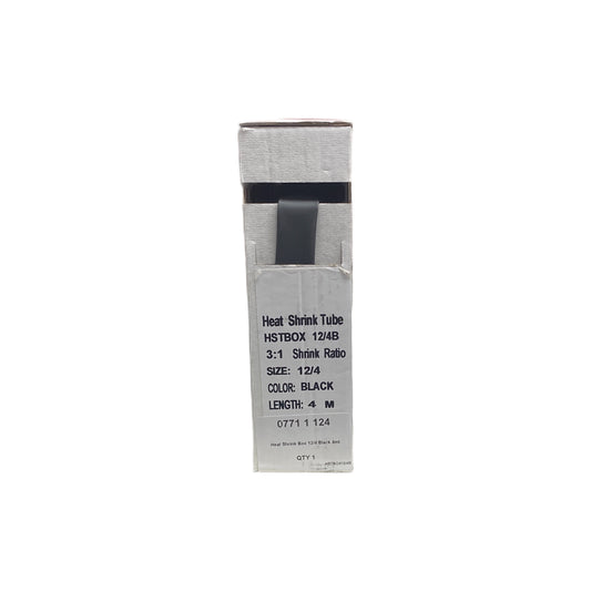 07711124 Heat shrink 12/4 black | Genuine Wurth Product
