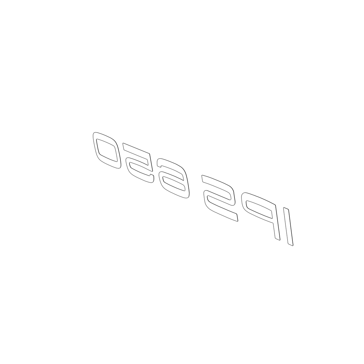 22063583 Decal | Genuine Volvo Penta Part