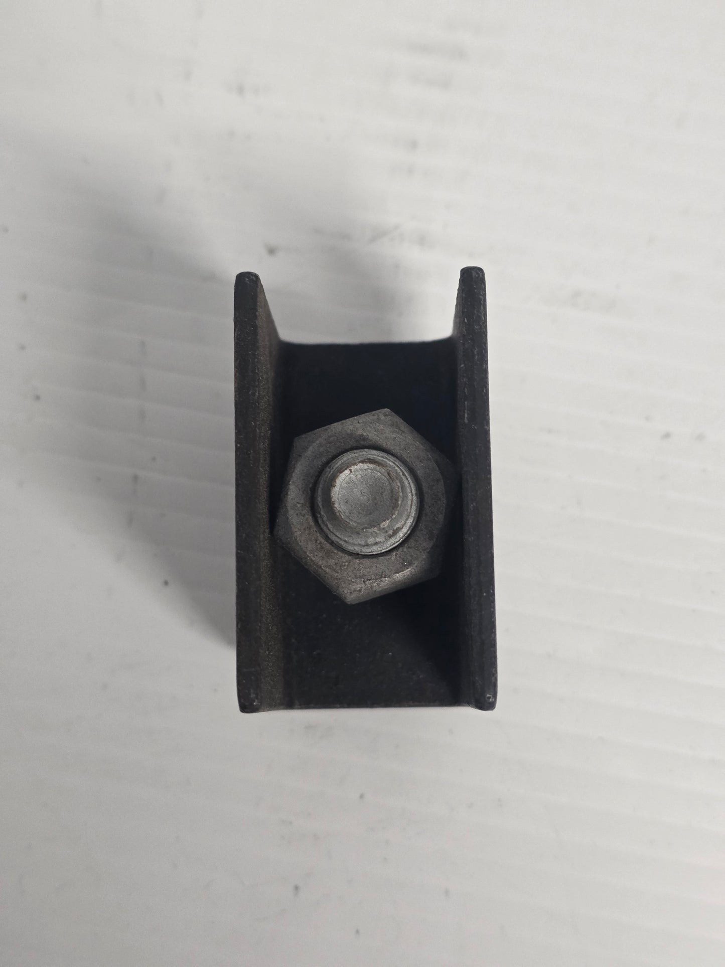 3139 Dunbier Weld-On Frame U Bracket Mount (Raw Metal Finish)