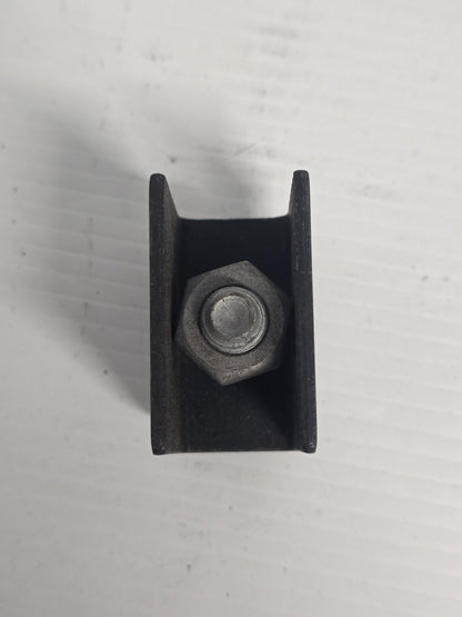 3139 Dunbier Weld-On Frame U Bracket Mount (Raw Metal Finish)