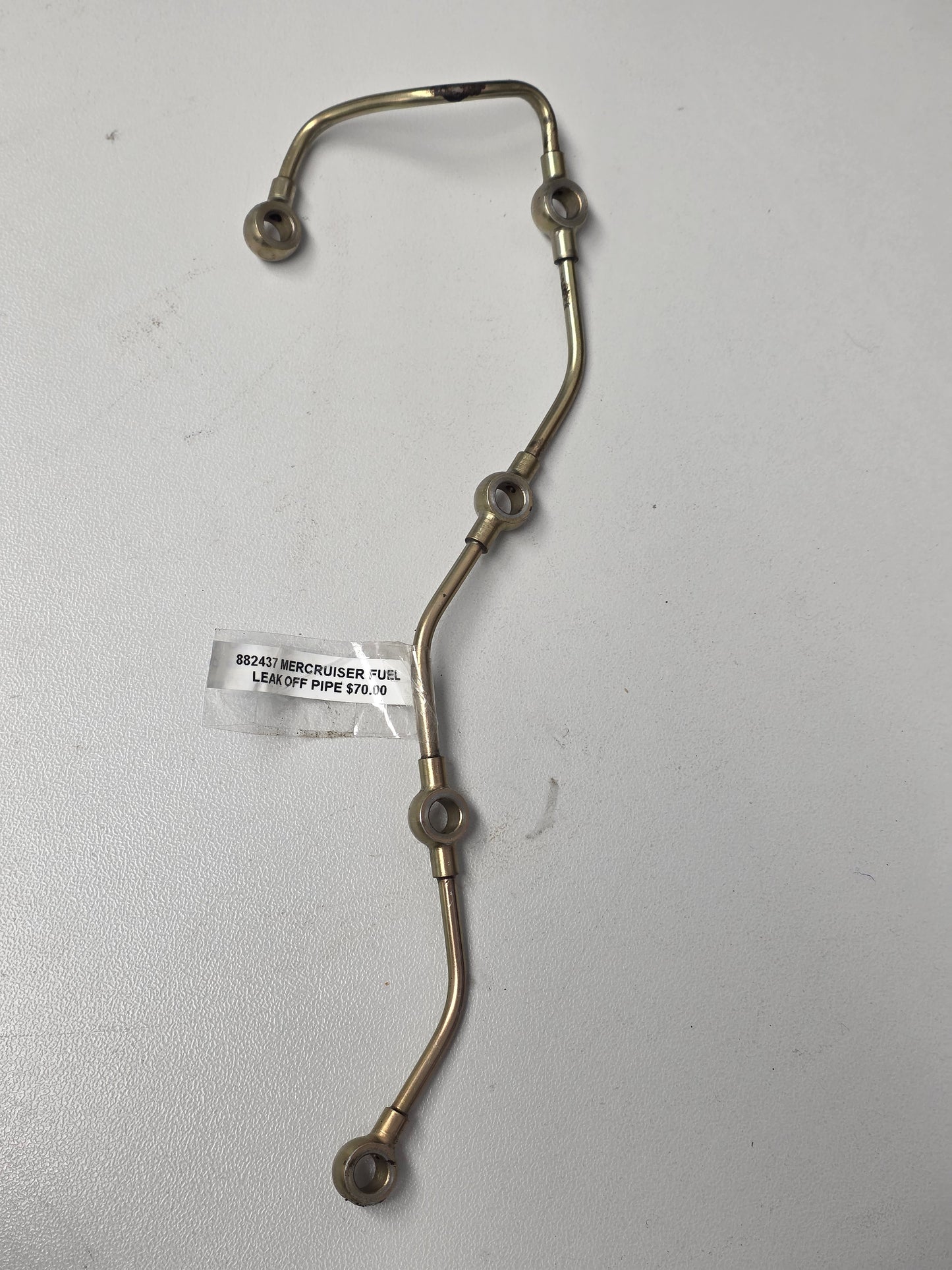 882437 Mercruiser Fuel Leak Off Pipe | Genuine Used Part