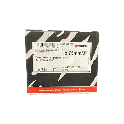 0587401200 Finishing disk 2000 5PK | Genuine Wurth Product