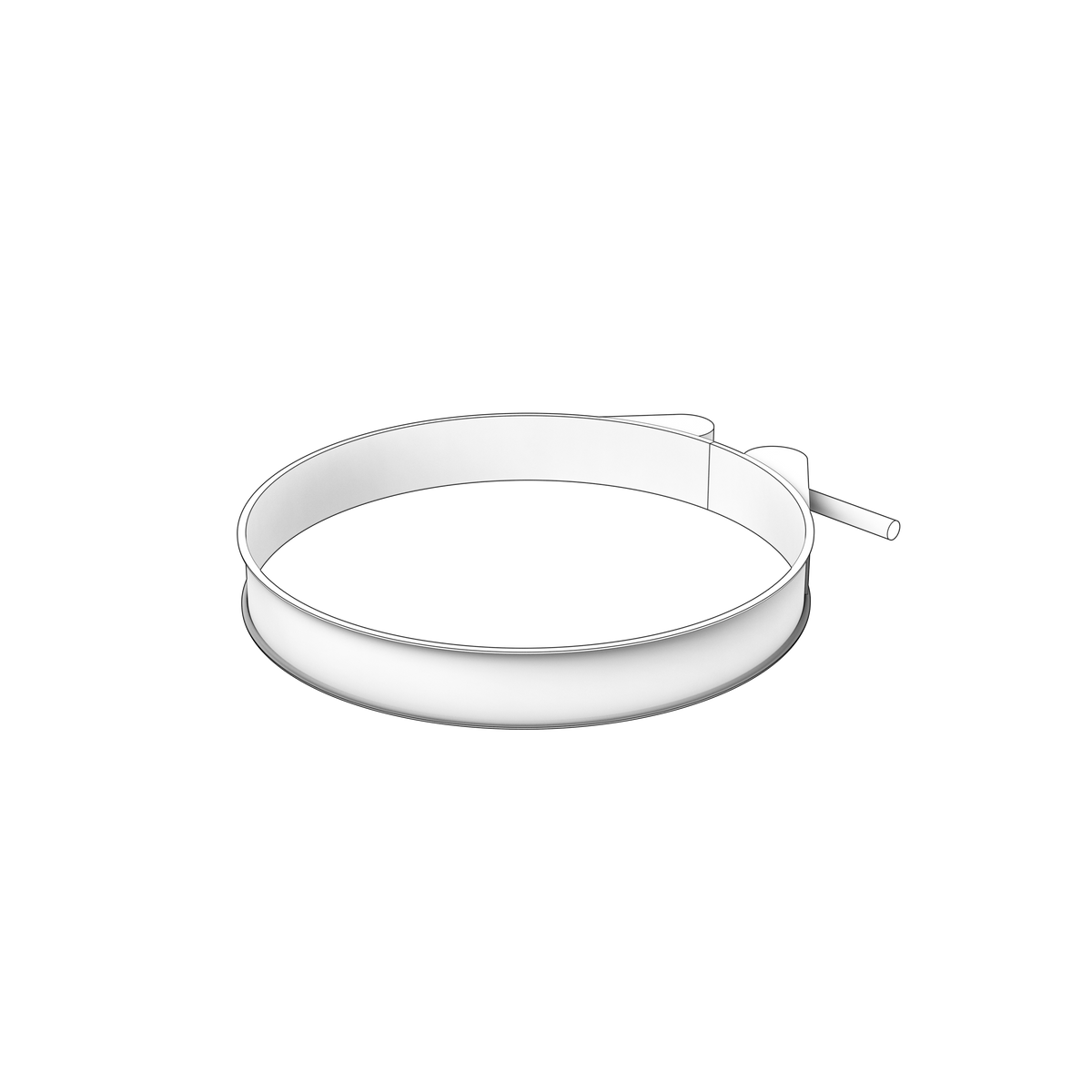 1544736 Hose Clamp | Genuine Volvo Penta Part - photo 2 of 2