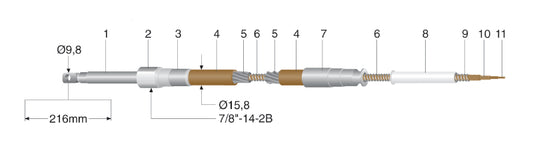 3848353 Steering Cable | Genuine Volvo Penta Part