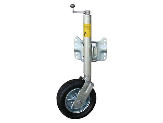 1312 Dunbier Wind-Up & Swing -Up Jockey Wheel 250x8 Solid Wheel