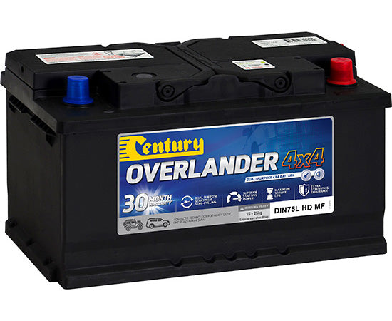 125139 Century DIN75L HD MF OVERLANDER 4X4 Battery