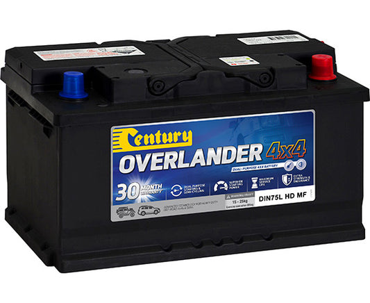 125139 Century DIN75L HD MF OVERLANDER 4X4 Battery