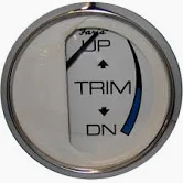 204622 Faria Chesapeake White 2" Trim Gauge to suit Merc/Yamaha 2001+ | Genuine Faria Gauge