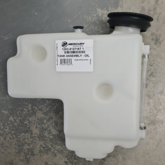 1263-812718t1 Mercury MerCruiser Oil Bottle | Genuine Quicksilver OEM Part