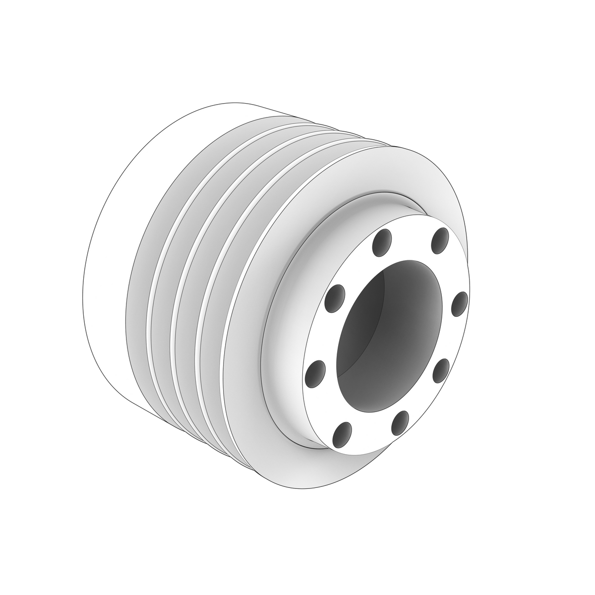 466493 Pulley | Genuine Volvo Penta Part - photo 2 of 2