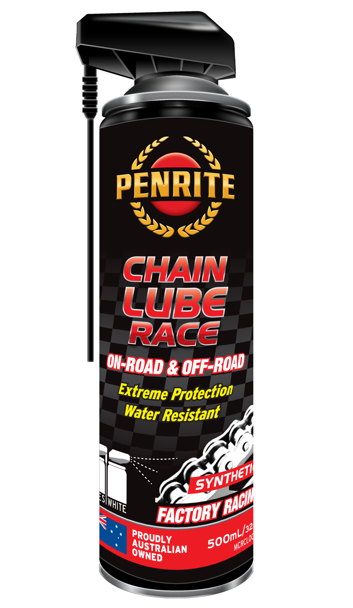 MCRCL0005 Penrite Chain Lube Race 500mL | Genuine Penrite Lubricants