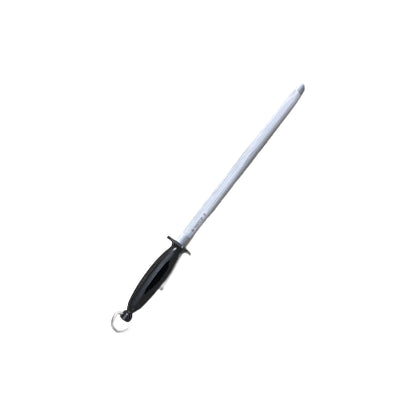 EP203123 Egginton Profesional Sharpening Steel Oval 12" Fine Cut Black Handle | Fishing & Outdoor Knife