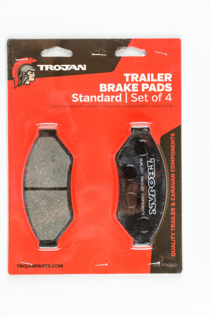 PT10202 Trojan Trailer Brake Pads (Set Of 4) | Marine Trailer Part
