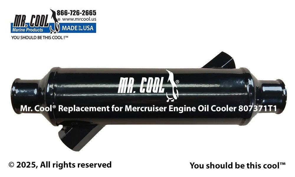 807371T1 Aftermarket Mercruiser V8 Big Block Offset Oil Cooler | Sawley's Select Marine Parts