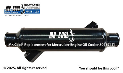 807371T1 Aftermarket Mercruiser V8 Big Block Offset Oil Cooler | Sawley's Select Marine Parts