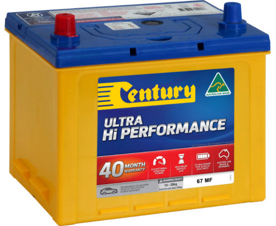 107120 Century 67 MF Ultra Hi Performance Battery | Genuine Century Battery