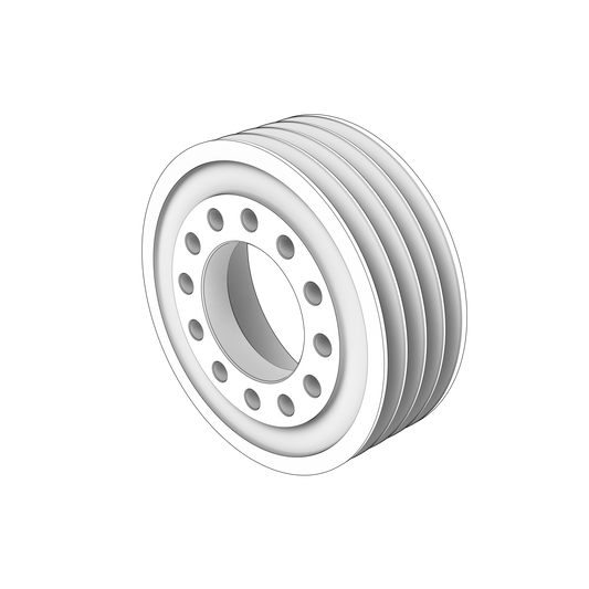 3837937, Pulley | Genuine Volvo Penta Part