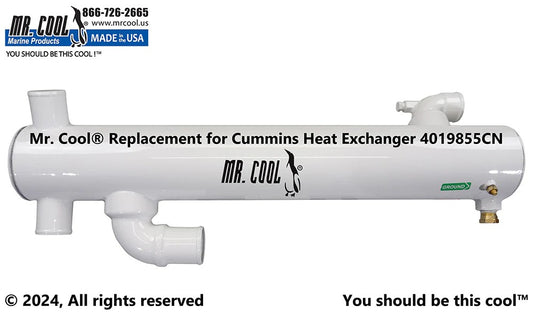 4019855CN Cummins 6BT Heat Exchanger 4019855CN 4x25 Replacement MR COOL