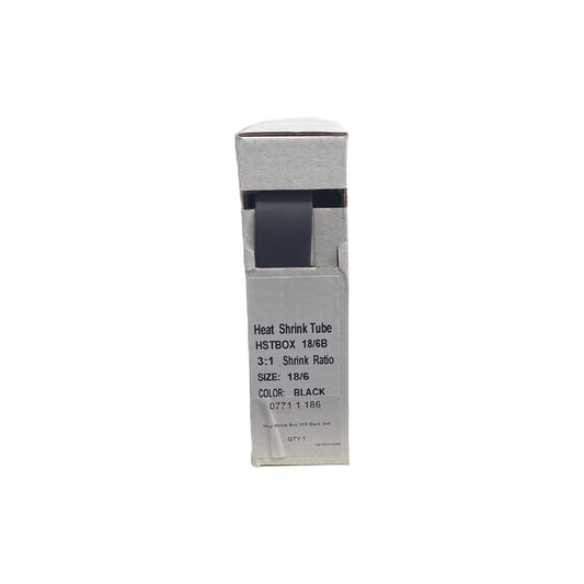 07711186 Heat shrink 18/6 black | Genuine Wurth Product