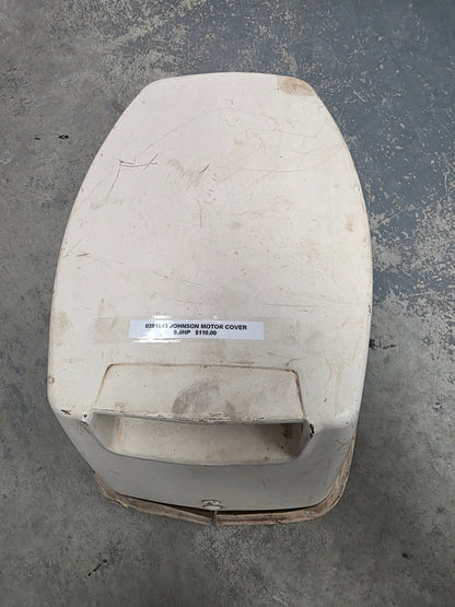 0391843 Johnson Motor Cover 9.9HP | Genuine Used Part