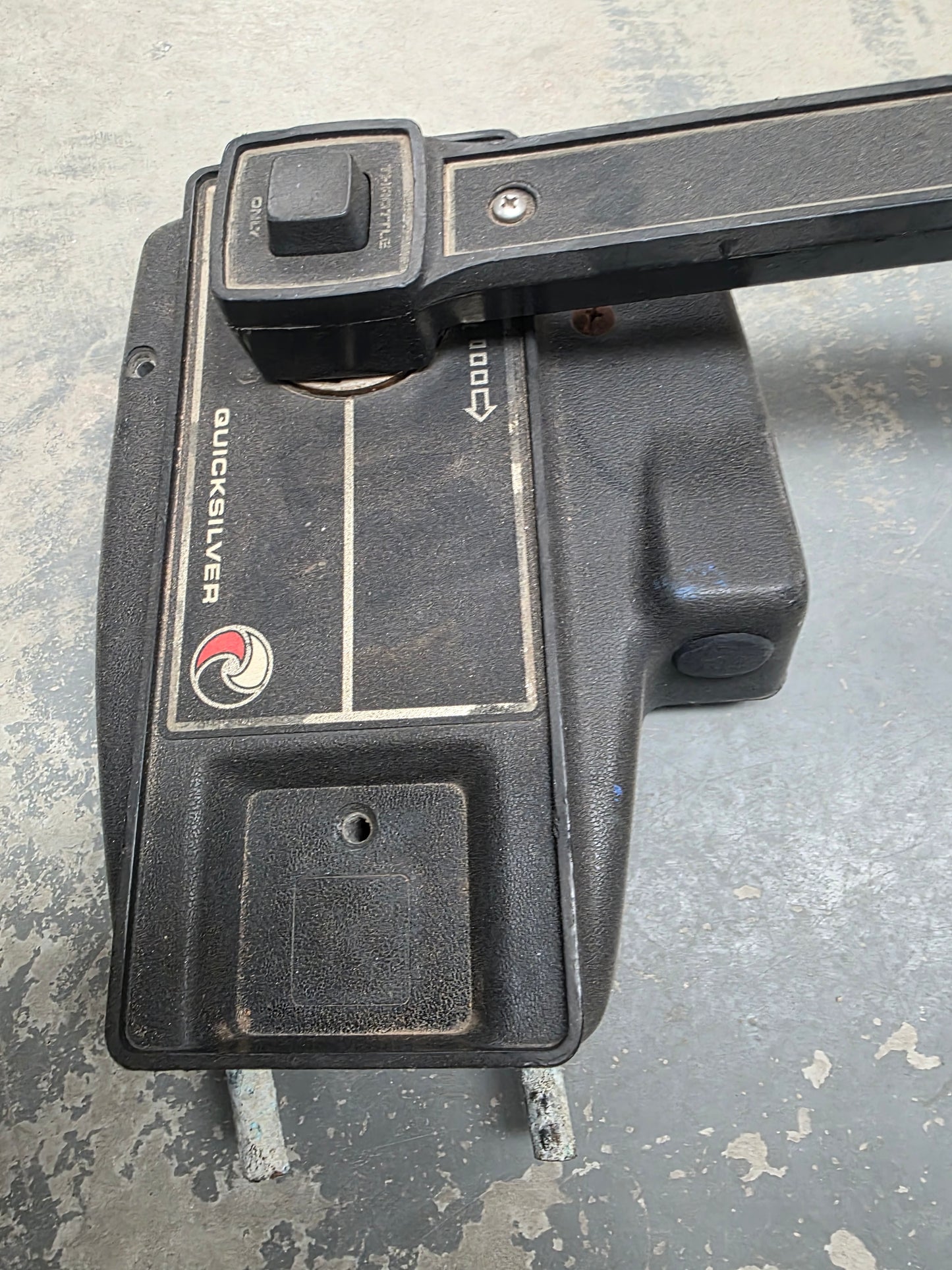 85892 Quicksilver Control Box Version 1 - No Key No Trim | Genuine Used Part
