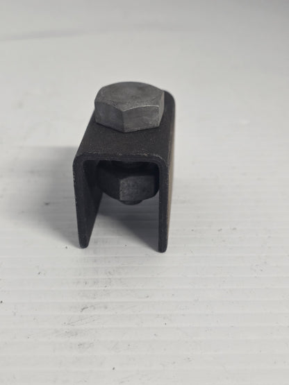3139 Dunbier Weld-On Frame U Bracket Mount (Raw Metal Finish)