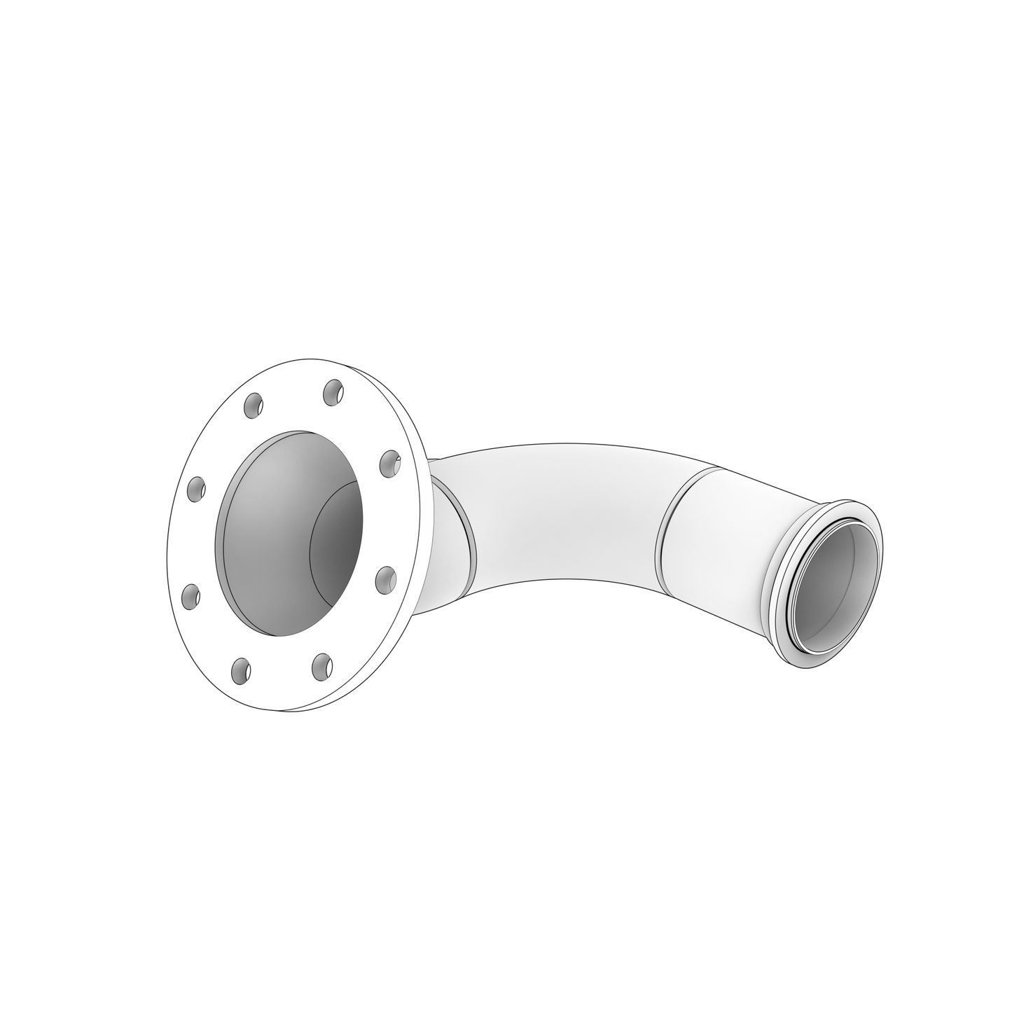 23711401 Exhaust Pipe | Genuine Volvo Penta Part