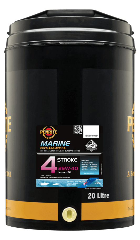 MAR25W40020 Marine Inboard 4 STROKE 25W-40 (Mineral) 20L