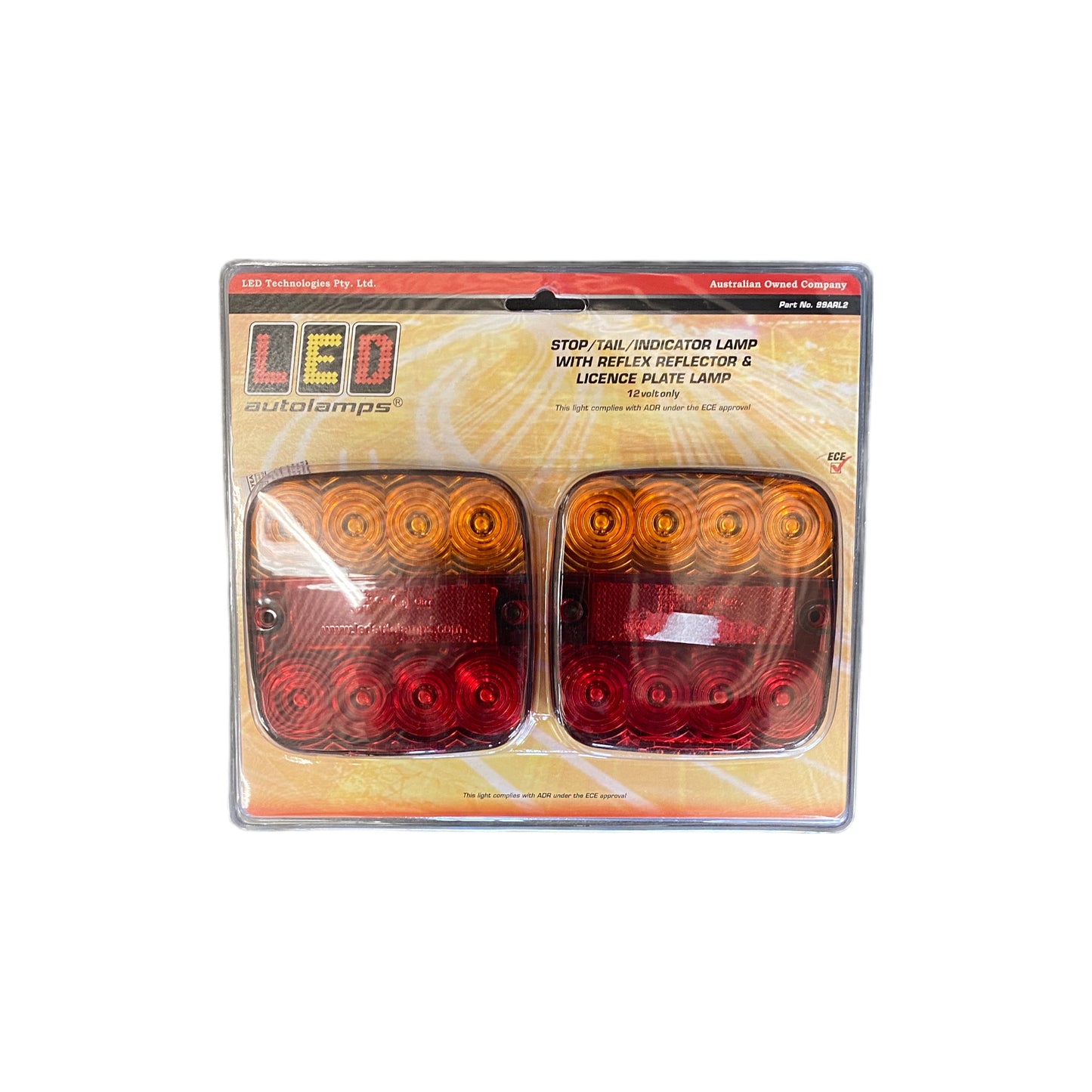 99ARL2 LED Combo 12V Stop/Tail/Lic A | Marine Trailer Part