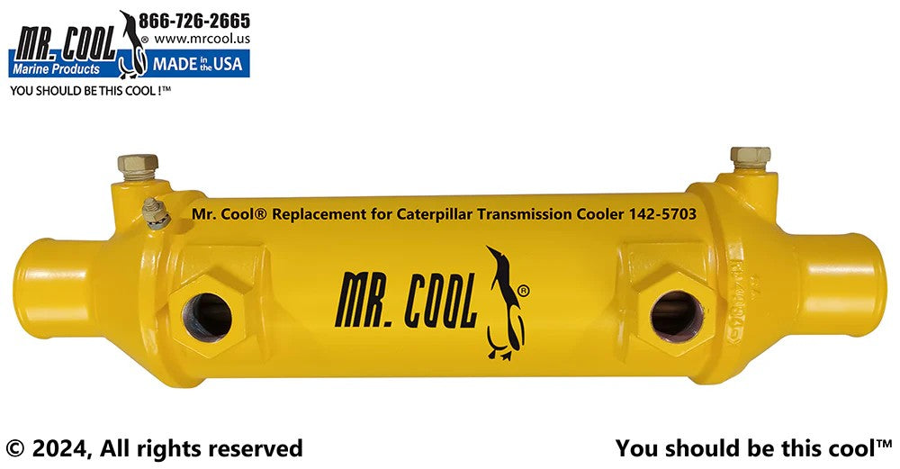 142-5703 Aftermarket Caterpillar Transmission Cooler 3406, C15 | Sawley's Select Marine Parts