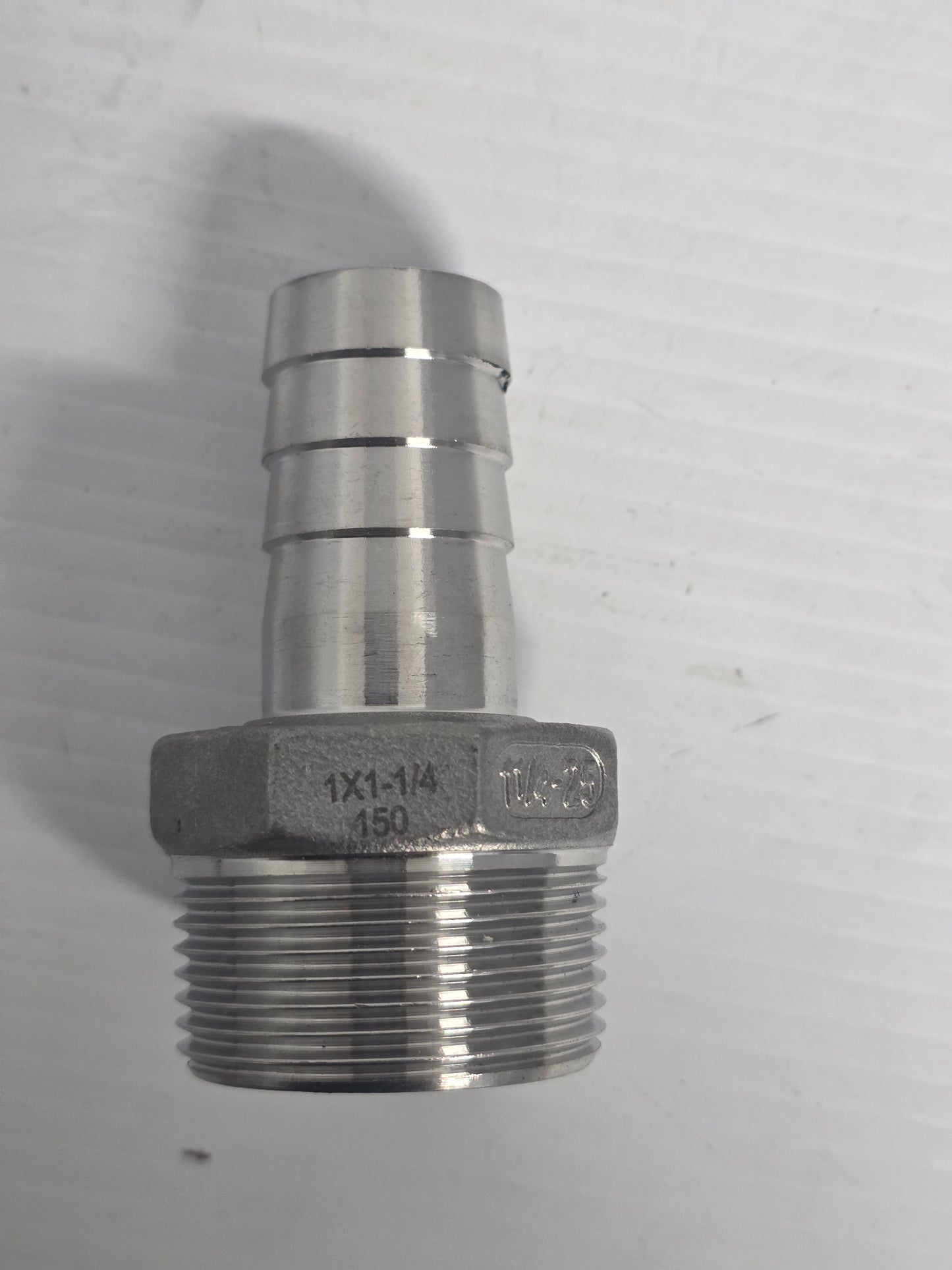 31SSP03-1620 P3 S/S 1" X 1.1/4" Male Tail | Marine Pump & Fitting