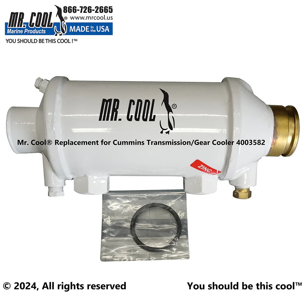 4003582CN Cummins QSM11 Oil Cooler 4003582CN with ZF Transmission Replacement